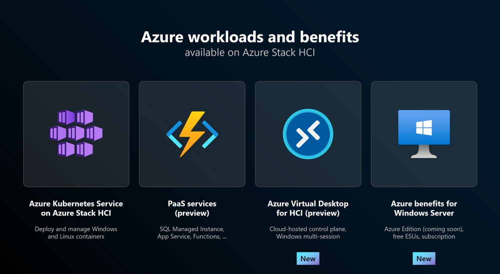 azure workloads and benefits available on azure stack hci