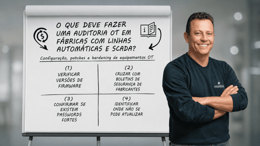 O que deve fazer uma auditoria OT em fábricas com linhas automáticas e SCADA?