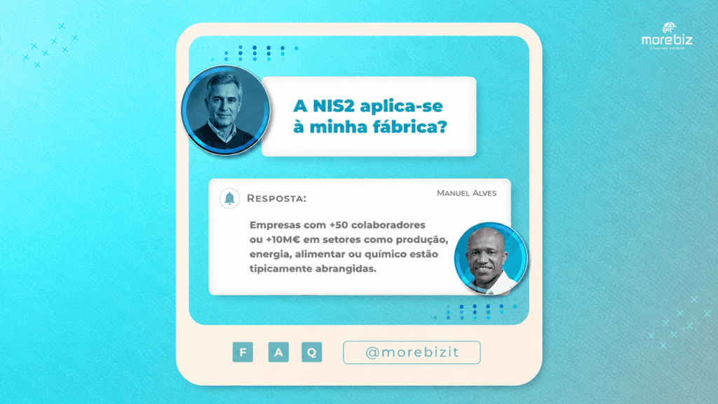 NIS2 em Portugal — abrangência da diretiva para empresas industriais