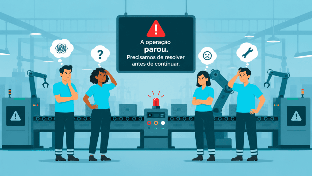 Colaboradores da indústria preocupados porque a operação parou - Shadow IT