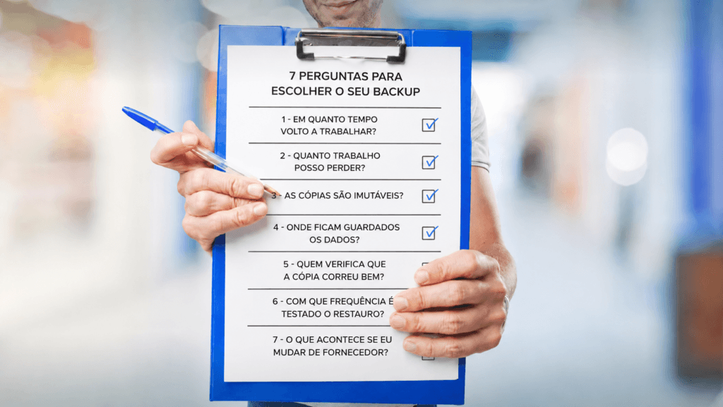 Checklist para escolher um backup em nuvem para empresas: seis perguntas ao fornecedor